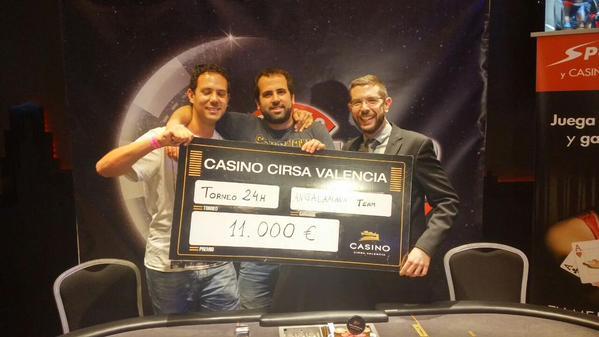 26 horas de poker "nonstop" en el I Torneo 24 horas del Casino Valencia