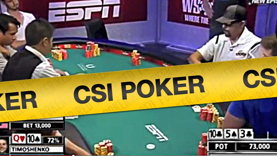 CSI Poker: intentando outplayear a Timoshenko