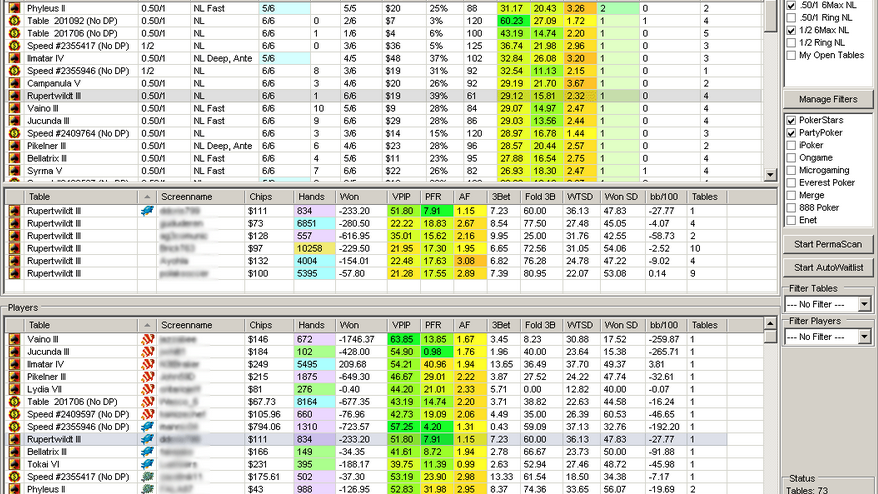 PokerStars limita los scripts de auto-sentado y el uso de los materiales de referencia