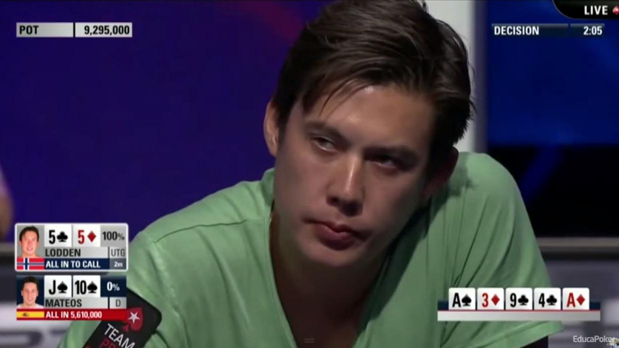 CSI Poker: Raúl Mestre analiza “la mano” entre Lodden y Adrián
