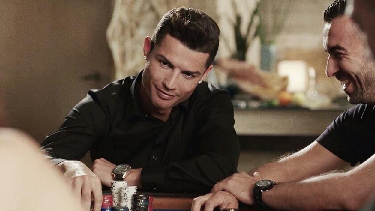 Cristiano Ronaldo, visto jugando a poker en el Crown Casino de Melbourne