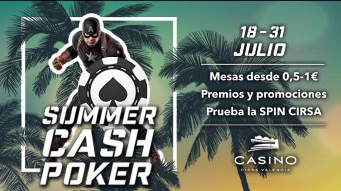 El Summer Cash inunda el Casino Cirsa de Valencia estos días
