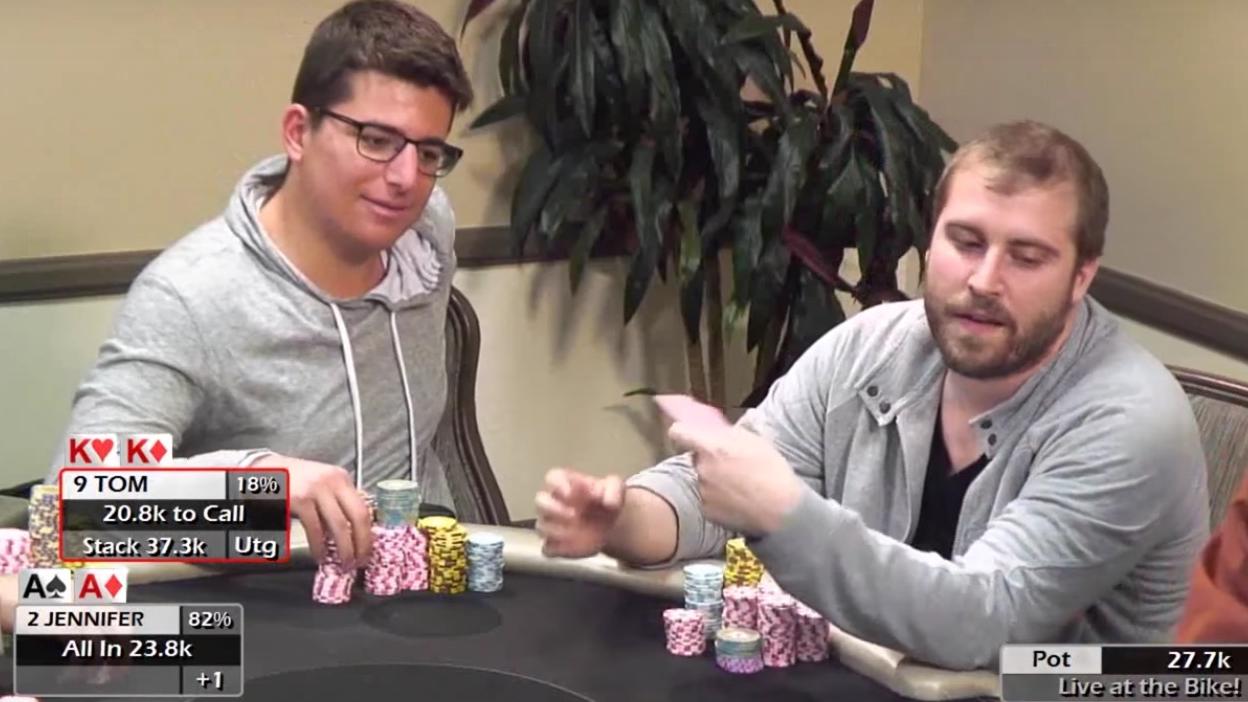 Snap Fold KK preflop: cuando conoces a tu rival, todo es posible