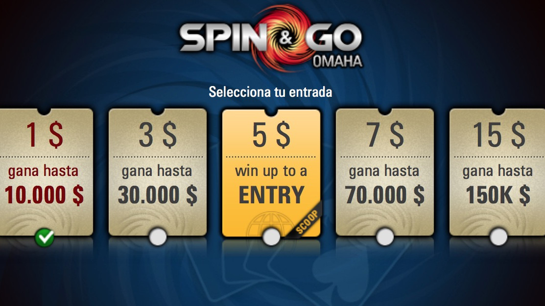 PokerStars lanza los Spin & Go’s en formato Pot Limit Omaha PokerStars lanza los Spin & Go’s en formato Pot Limit Omaha