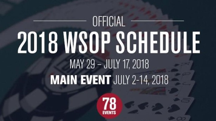 Las WSOP anuncian su calendario 2018 con 78 brazaletes en juego Las WSOP anuncian su calendario 2018 con 78 brazaletes en juego