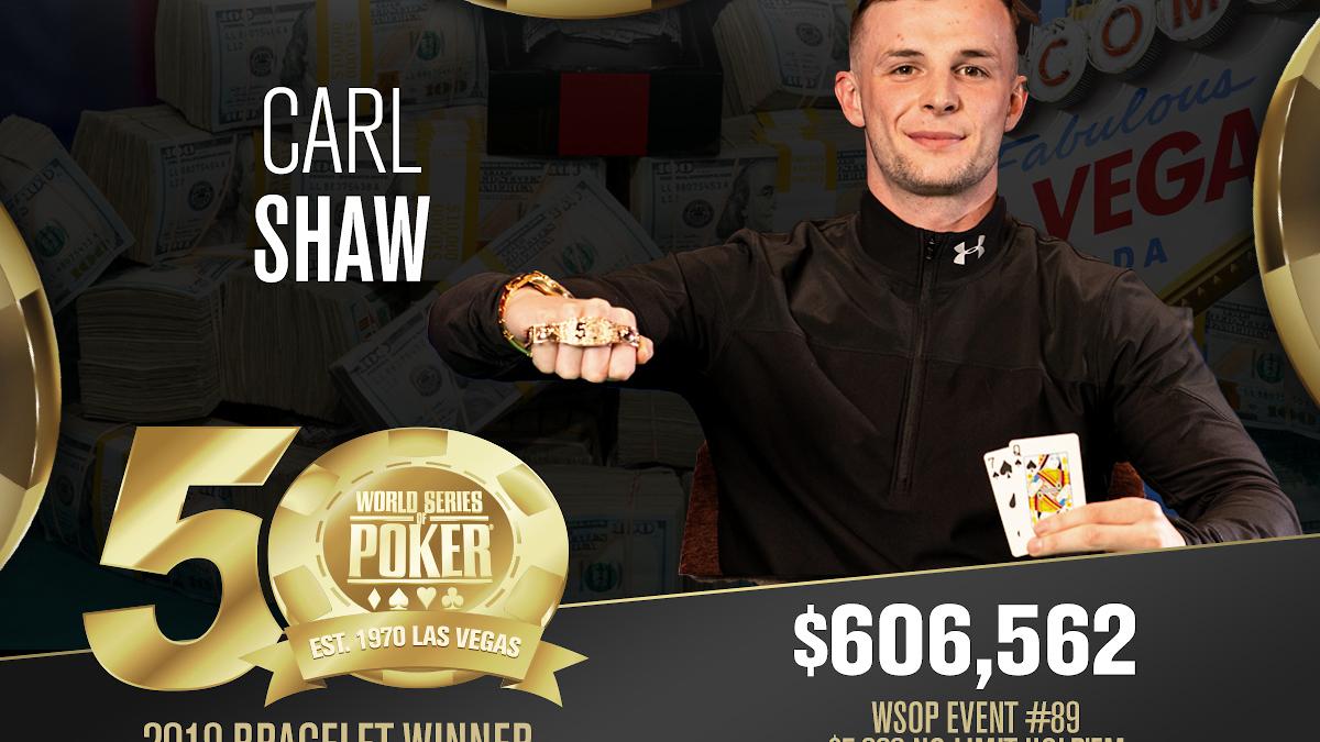 Carl Shaw, el último de los campeones de la WSOP Carl Shaw, el último de los campeones de la WSOP