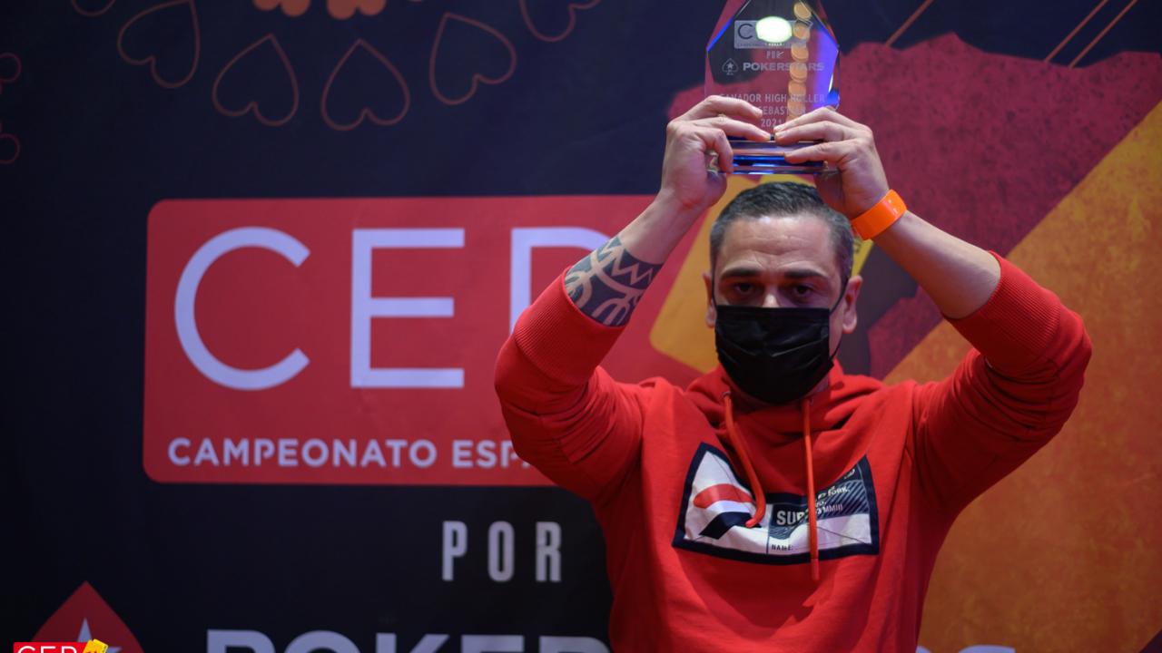 Kiko Valdés se lleva el High Roller del CEP Donosti y un premio de 19.800 €