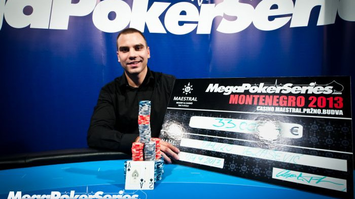 El serbio Danilo Velasevic gana las Mega Poker Series en Montenegro