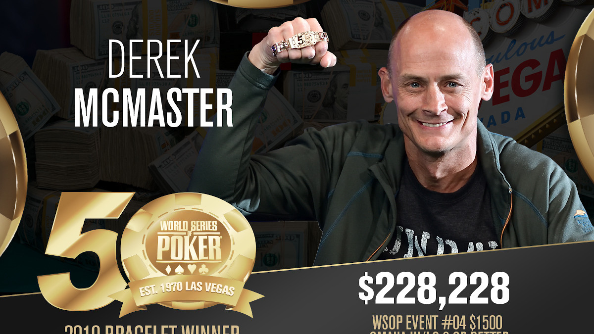 WSOP 2019: McMaster estrenó Brazalete WSOP 2019: McMaster estrenó Brazalete