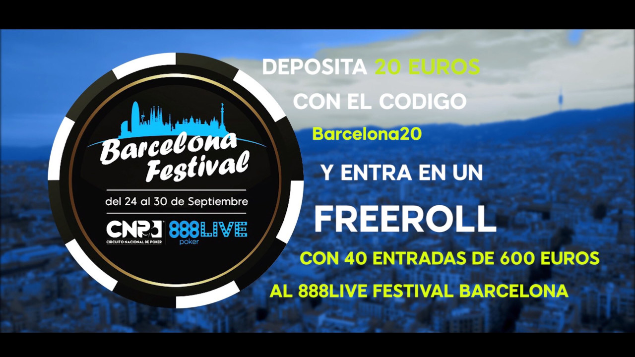 Más oportunidades de ganar un asiento para el 888LIVE Barcelona Festival con 888poker.es