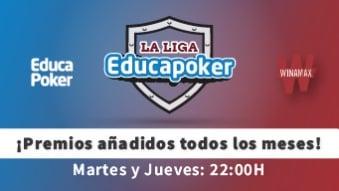 Muchos premios en la Liga EducaPoker mensual que se juega en Winamax Muchos premios en la Liga EducaPoker mensual que se juega en Winamax