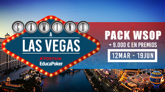 EducaPoker y Sportium reparten otro pack a las WSOP con una carrera exclusiva