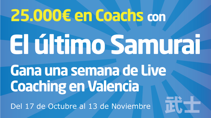 El Último Samurai: 25.000€ en Coaching de EducaPoker
