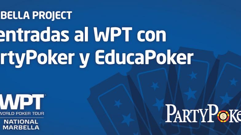 5 entradas al WPT National en el Marbella Project de EducaPoker