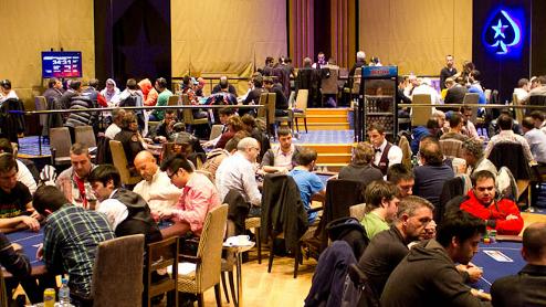 Cae la noche para los 261 jugadores del día 1A del Estrellas Poker Tour en Madrid