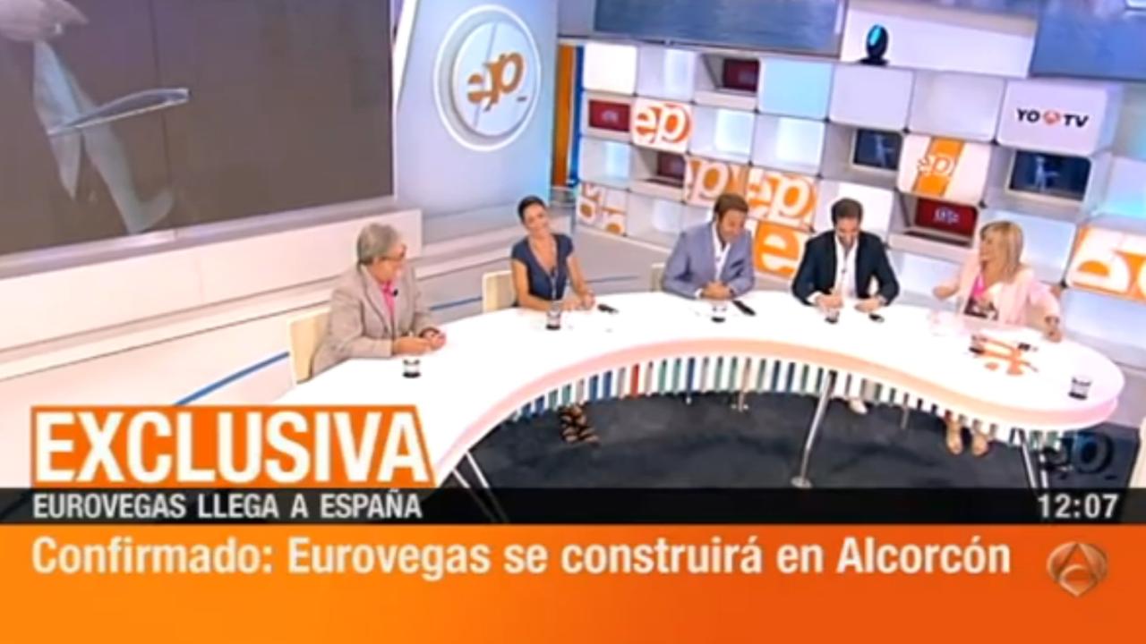 Antena 3 confirma que EuroVegas irá a Alcorcón Antena 3 confirma que EuroVegas irá a Alcorcón