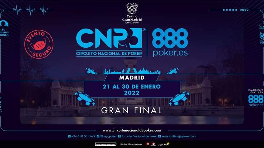 Todo listo para la Gran Final de Madrid del Campeonato Nacional de Poker 888