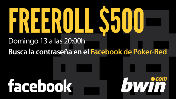 Hoy domingo: Freeroll Facebook Poker-Red.Social en bwin 