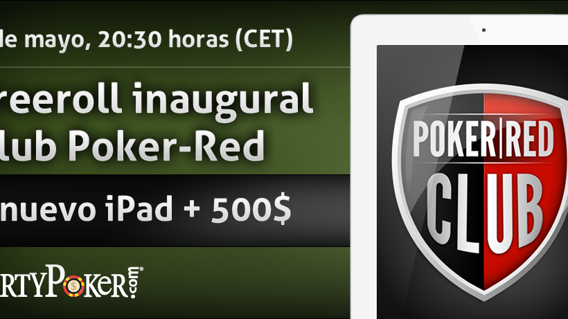Hoy jueves: Freeroll Inaugural Club Poker-Red con 1 iPad + 500$