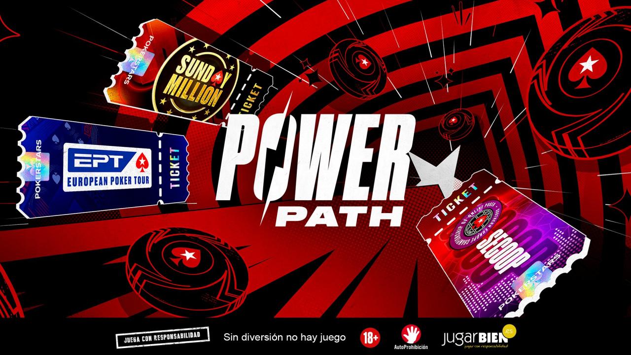 Participa en los mejores eventos de poker con Power Path