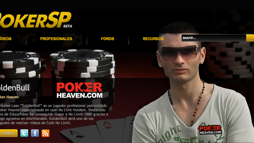Asier Núñez "goldenbull", se une a PokerSP como representante de Poker Heaven