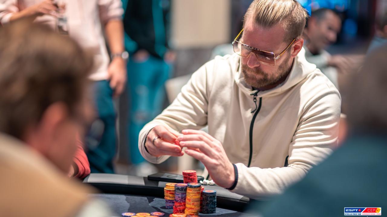 Sindri Thor lidera el Día 1B del Main Event CEP Sevilla