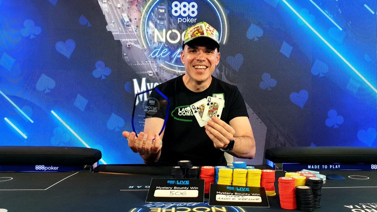 Pablo Lario completa el grupo de finalistas de Noche de Poker