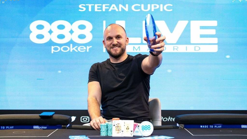 Stefan Cupic gana el High Roller 888poker LIVE Madrid por 25.000 €