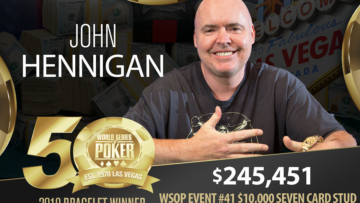 Negreanu no pudo y Hennigan se llevó en Evento #41 Negreanu no pudo y Hennigan se llevó en Evento #41