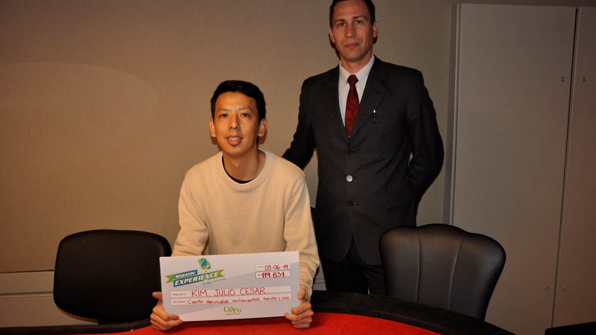 Julio Kim se quedó con la Doble Maratón del Casino de Buenos Aires Julio Kim se quedó con la Doble Maratón del Casino de Buenos Aires