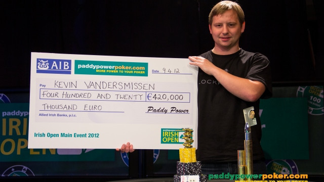 Kevin Vandersmissen gana el Irish Poker Open 2012 Kevin Vandersmissen gana el Irish Poker Open 2012
