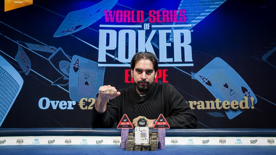 Alexandros Kolonias se quedó con el Main Event de la WSOP Europa 