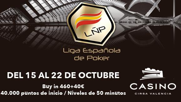 La gran cita de la LÑP ha llegado a Casino Cirsa Valencia