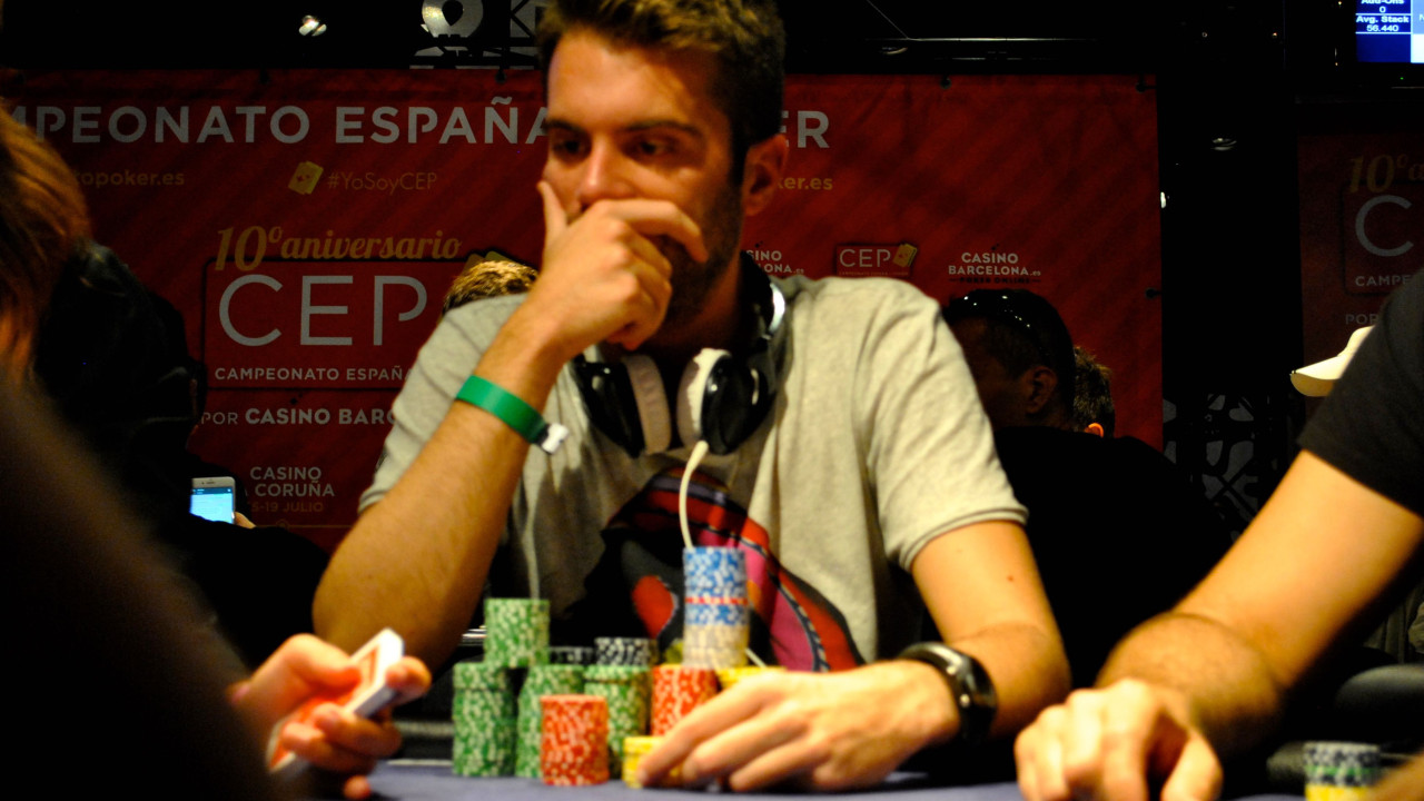 Ramón Colillas acumula más fichas que nadie en el día 1B Ramón Colillas acumula más fichas que nadie en el día 1B