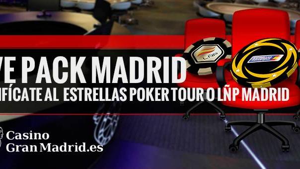 Hoy, domingo, primera final del Live Pack Madrid de CasinoGranMadrid.es
