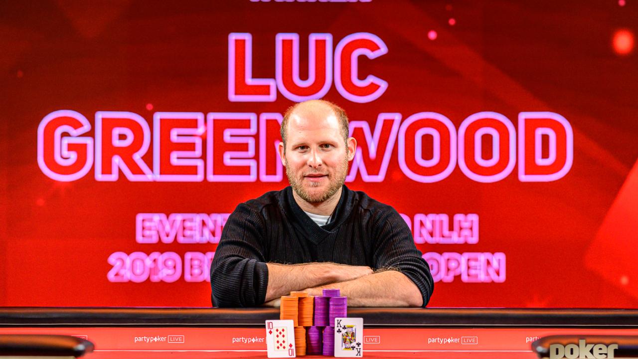 Luc Greenwood ganó el torneo inaugural del British Poker Open