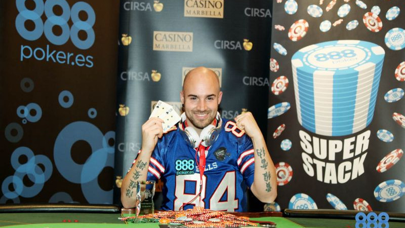 Javier Fernández gana el 888poker SuperStack de Marbella