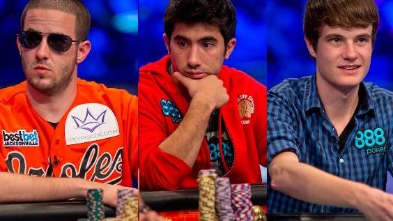 Main Event WSOP 2012: Greg Merson, Jesse Sylvia y Jacob Balsiger se jugarán el brazalete