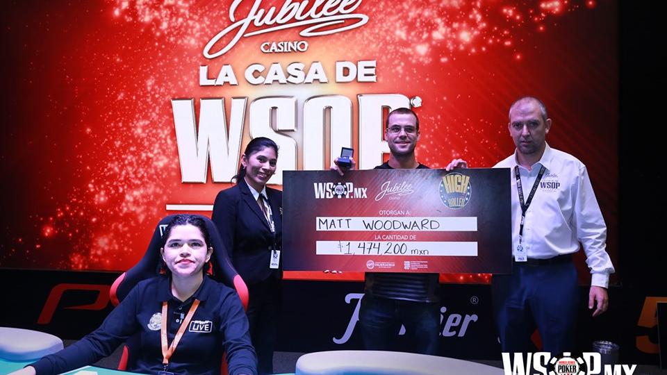 Matt Woodward se llevó el High Roller de la WSOP-C México