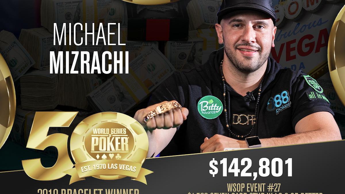 Michael Mizrachi obtuvo su quinto Brazalete