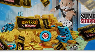 Consigue 3.000 € en tickets para los  Expresso x MONOPOLY con el Sunday Surprise