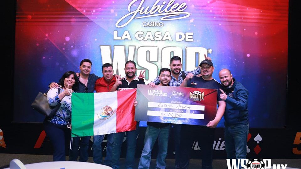 Carlos Alarcón se coronó en el Monster Stack de la WSOP-C México