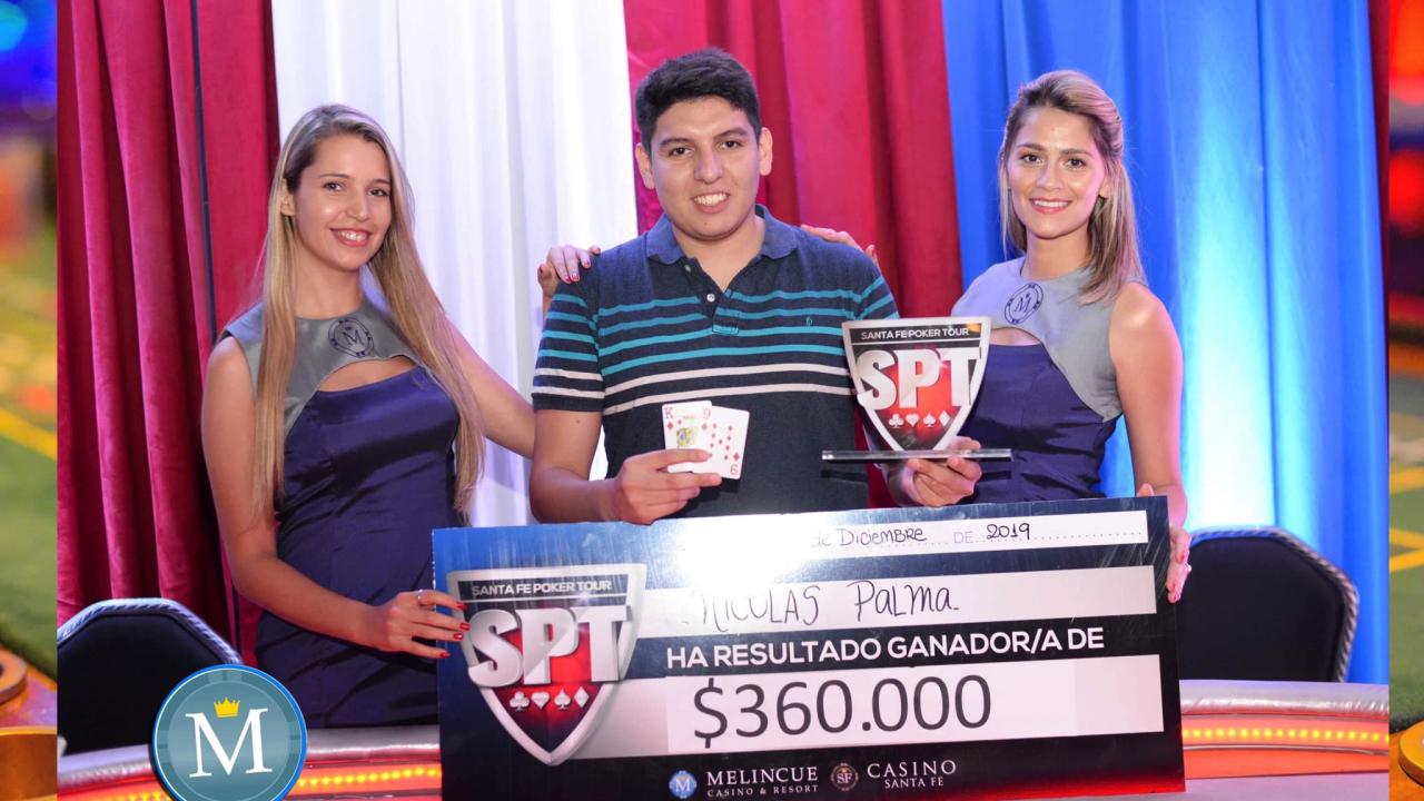 Palma conquistó la última fecha del Santa Fe Poker Tour