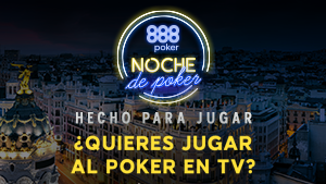 ¡Participa en la tercera edición de Noche de Poker de 888poker.es y Poker-Red!