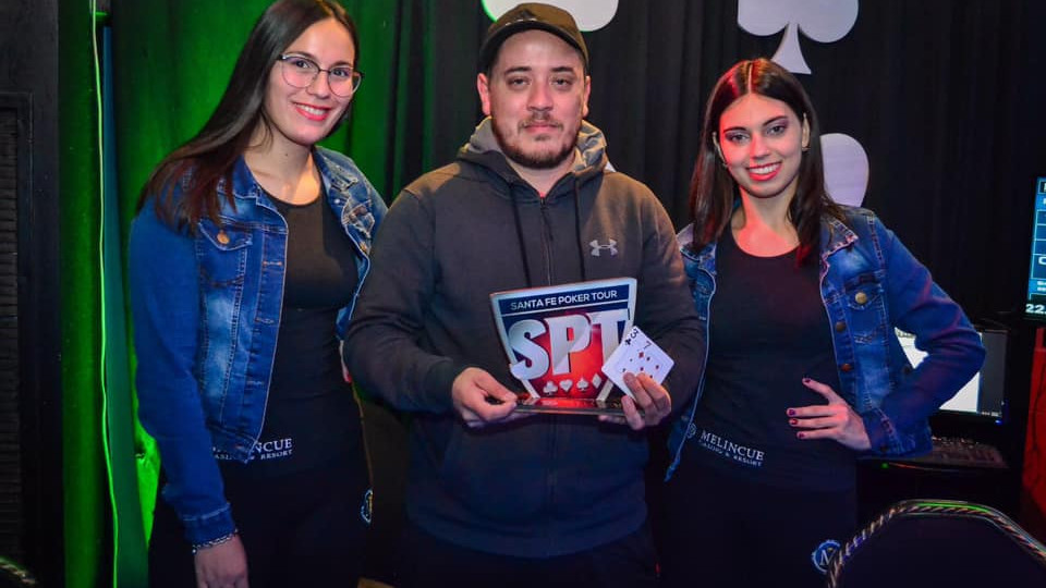 Pablo Noblega conquistó la tercera fecha del Santa Fe Poker Tour