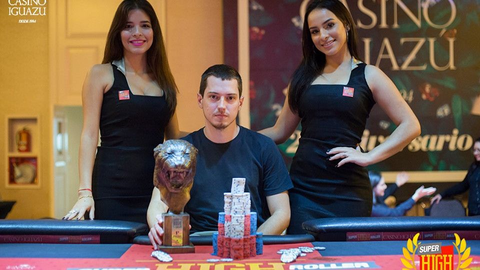 Pedro Grochicki se quedó con el Super High Roller de Iguazú 