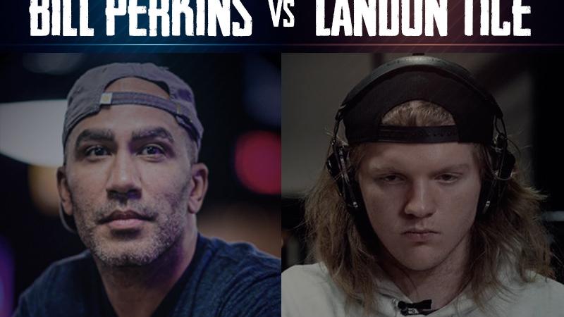 Landon Tice toma distancia en su duelo contra Bill Perkins Landon Tice toma distancia en su duelo contra Bill Perkins