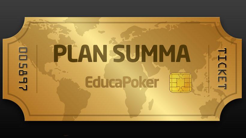 Plan Summa, EducaPoker te lleva a los torneos en vivo