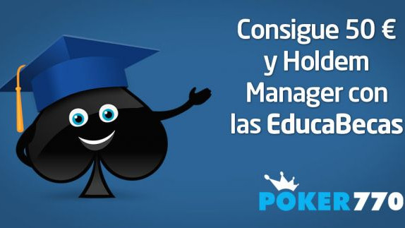 Poker770 llega a EducaPoker y trae de vuelta las EducaBecas Poker770 llega a EducaPoker y trae de vuelta las EducaBecas