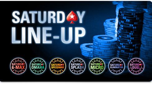 Saturday Line-Up: los nuevos torneos de los sábados en PokerStars